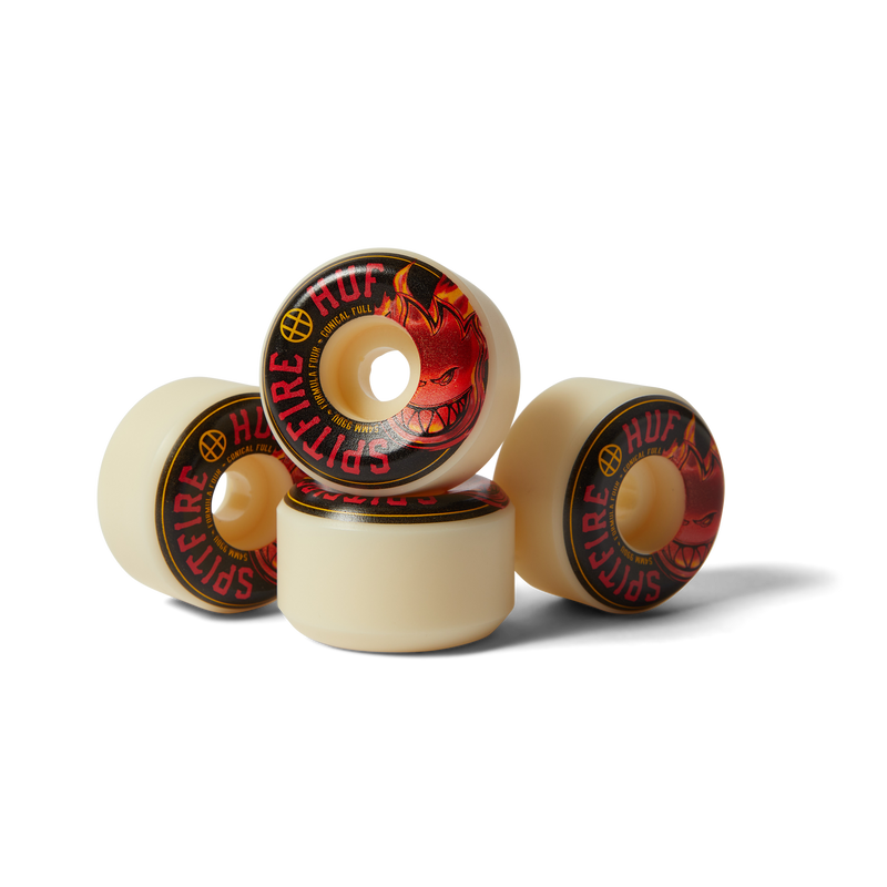 Huf Huf X Spitfire 54Mm Conical Skate Wheels Natural