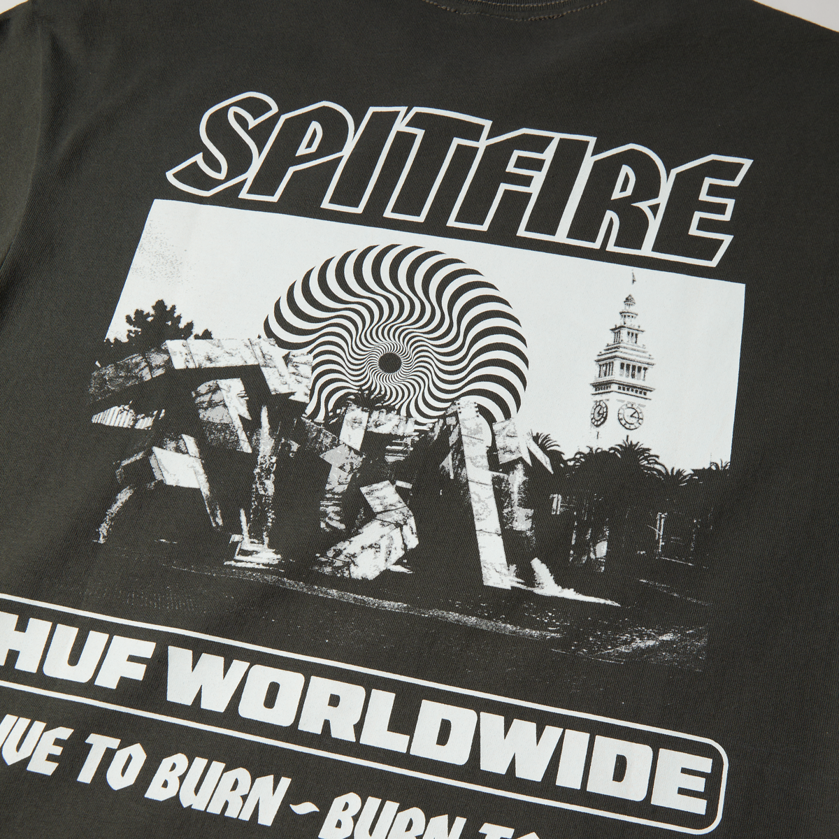huf x Spitfire Burn Heavyweight T-Shirt