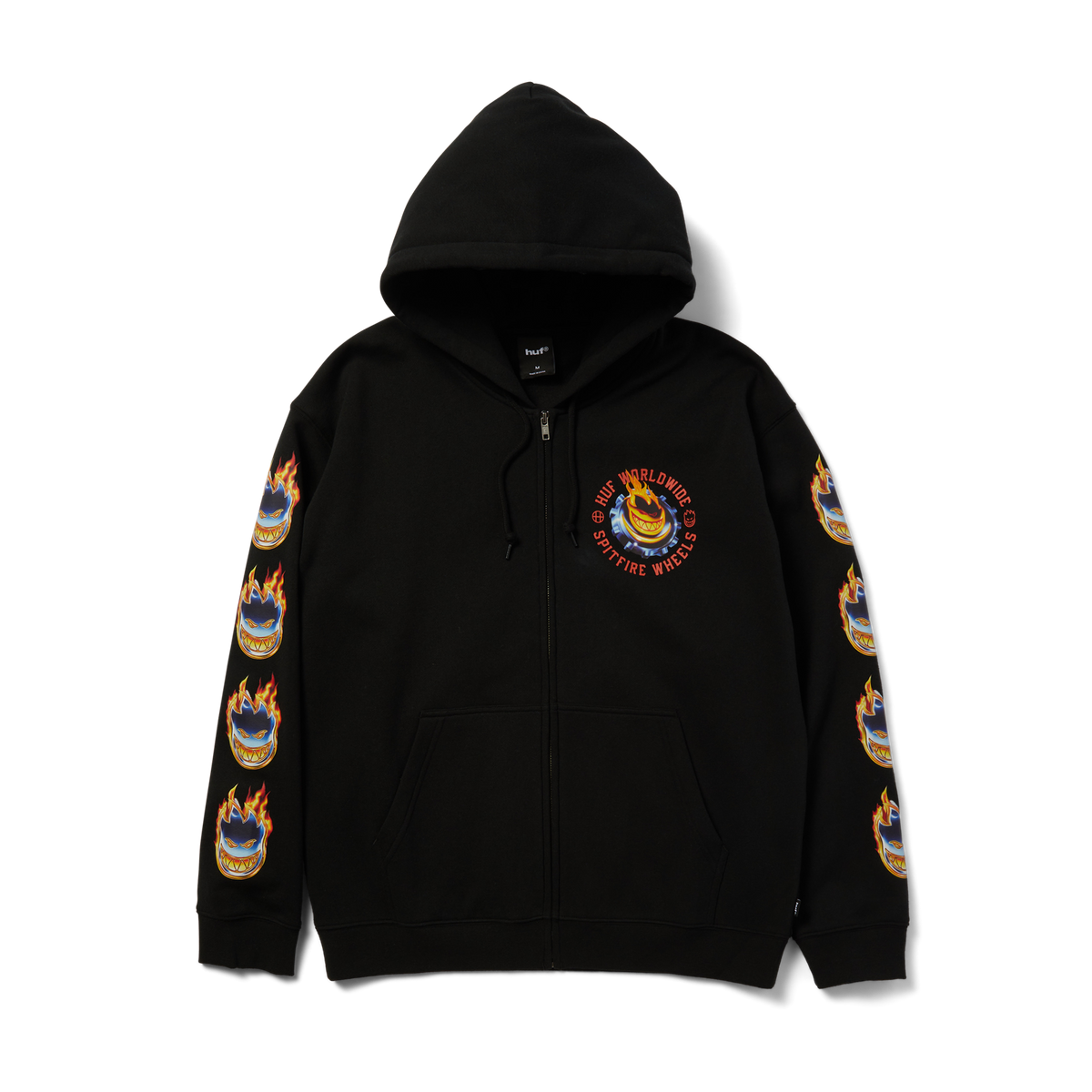 huf x Spitfire Chrome Head Full-Zip Hoodie