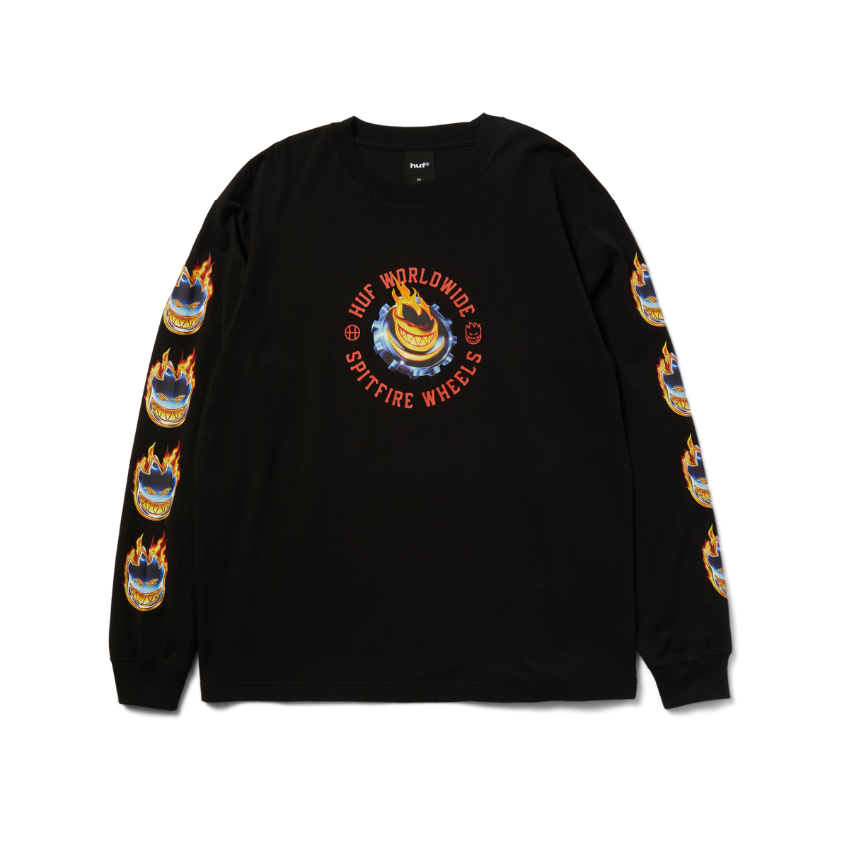 huf x Spitfire Chrome Head Long Sleeve T-Shirt