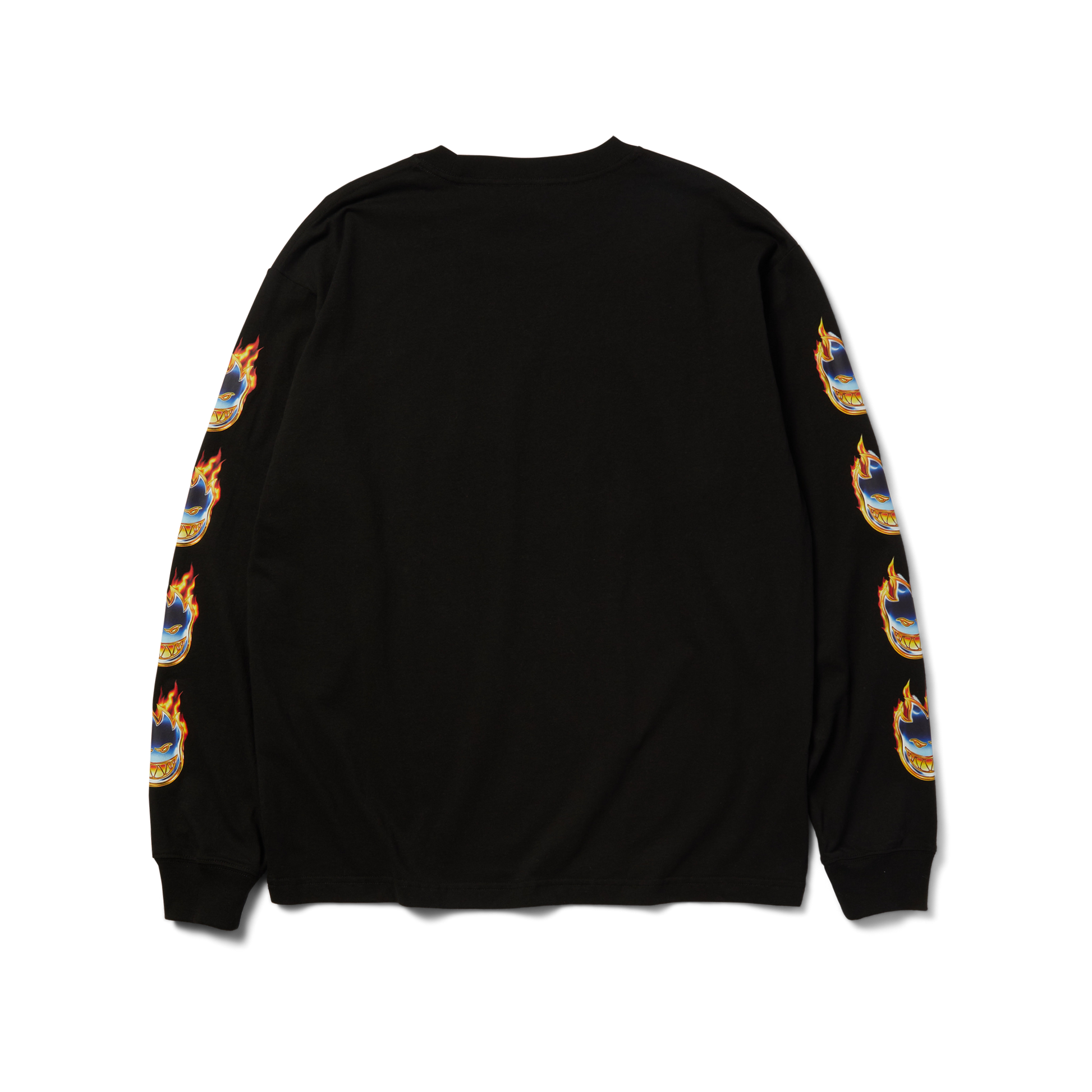 Huf Huf X Spitfire Chrome Head Long Sleeve T-Shirt Black
