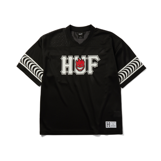 Huf Huf X Spitfire End Zone Jersey Black