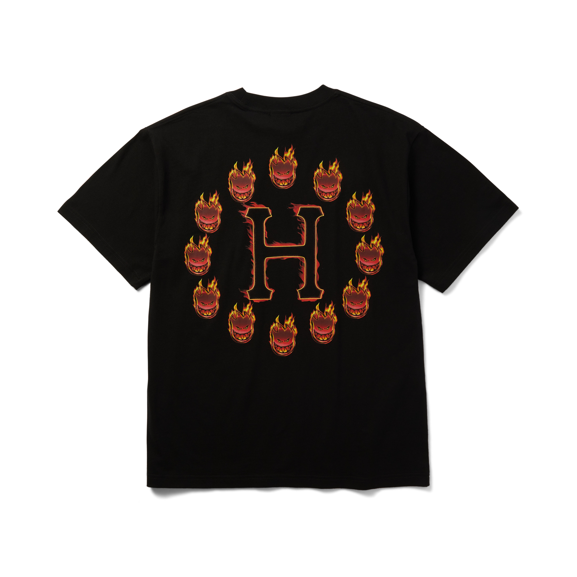 Huf Huf X Spitfire Flame Galaxies T-Shirt Black