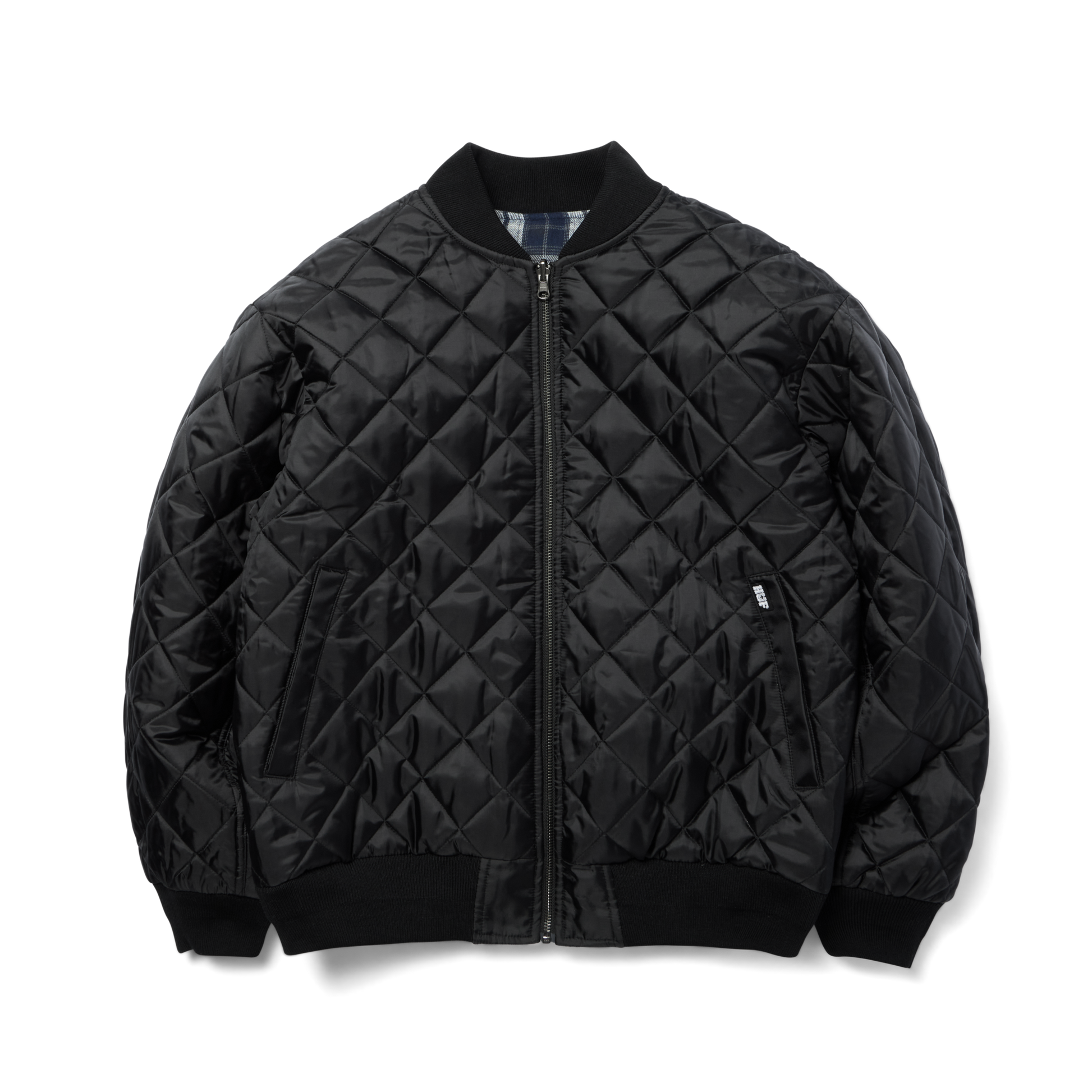 Huf Huf X Spitfire Reversible Plaid Jacket Navy/Black
