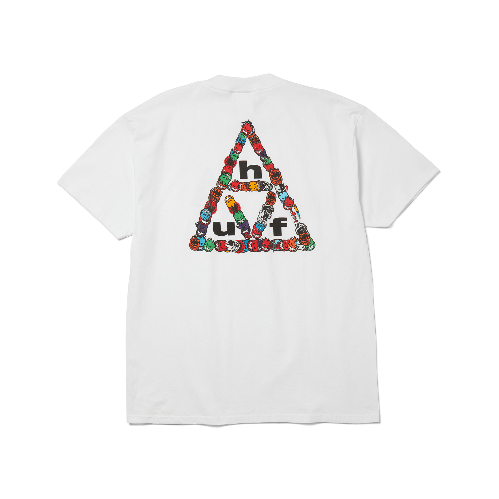 Huf Huf X Spitfire Sticker Triple Triangle T-Shirt White