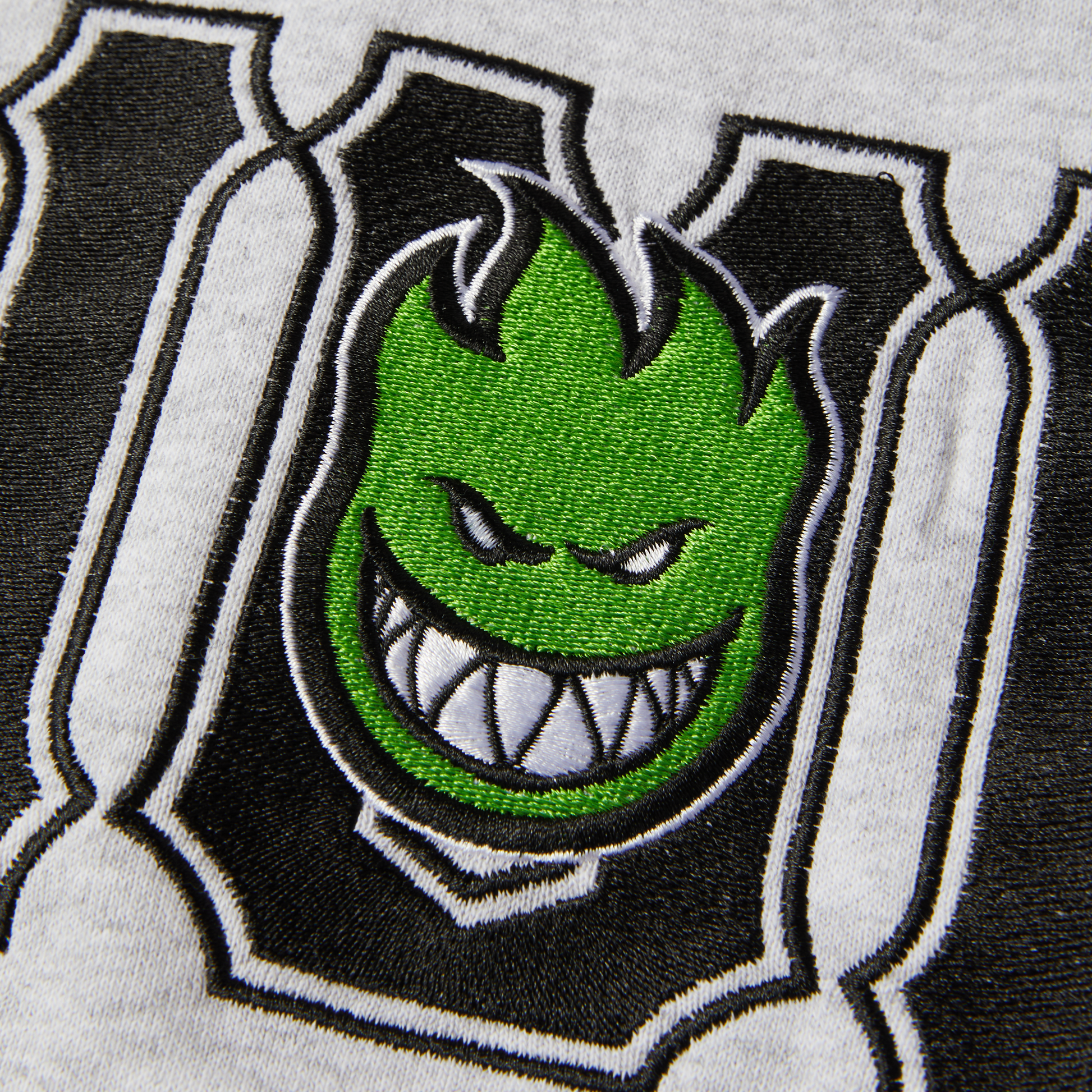 Huf Huf X Spitfire Union Crewneck Sweatshirt Heather Grey