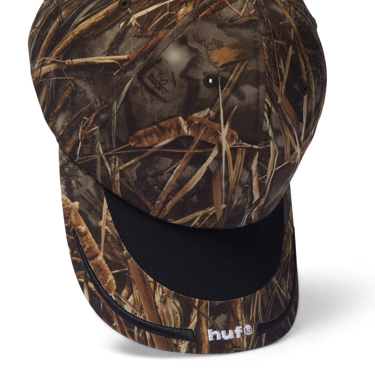 HUF Splinter Multi Panel Strapback Hat Camo