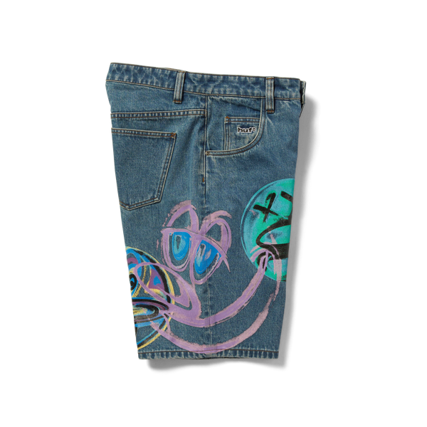 HUF Kenny Scharf Spray Guys Denim Short