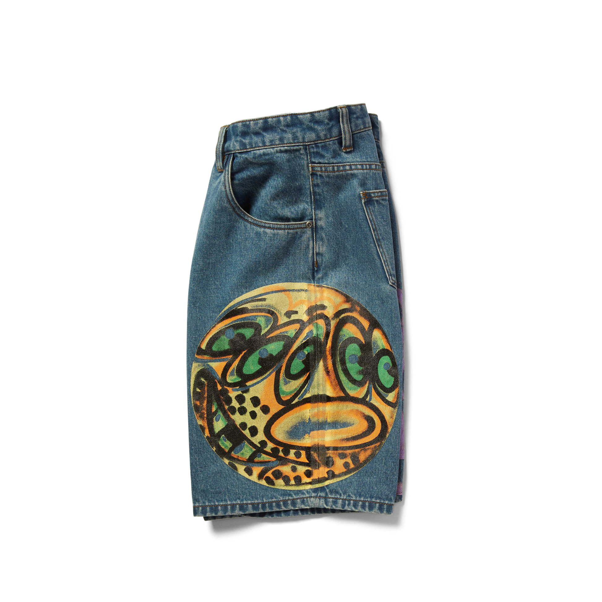 HUF Kenny Scharf Spray Guys Denim Short