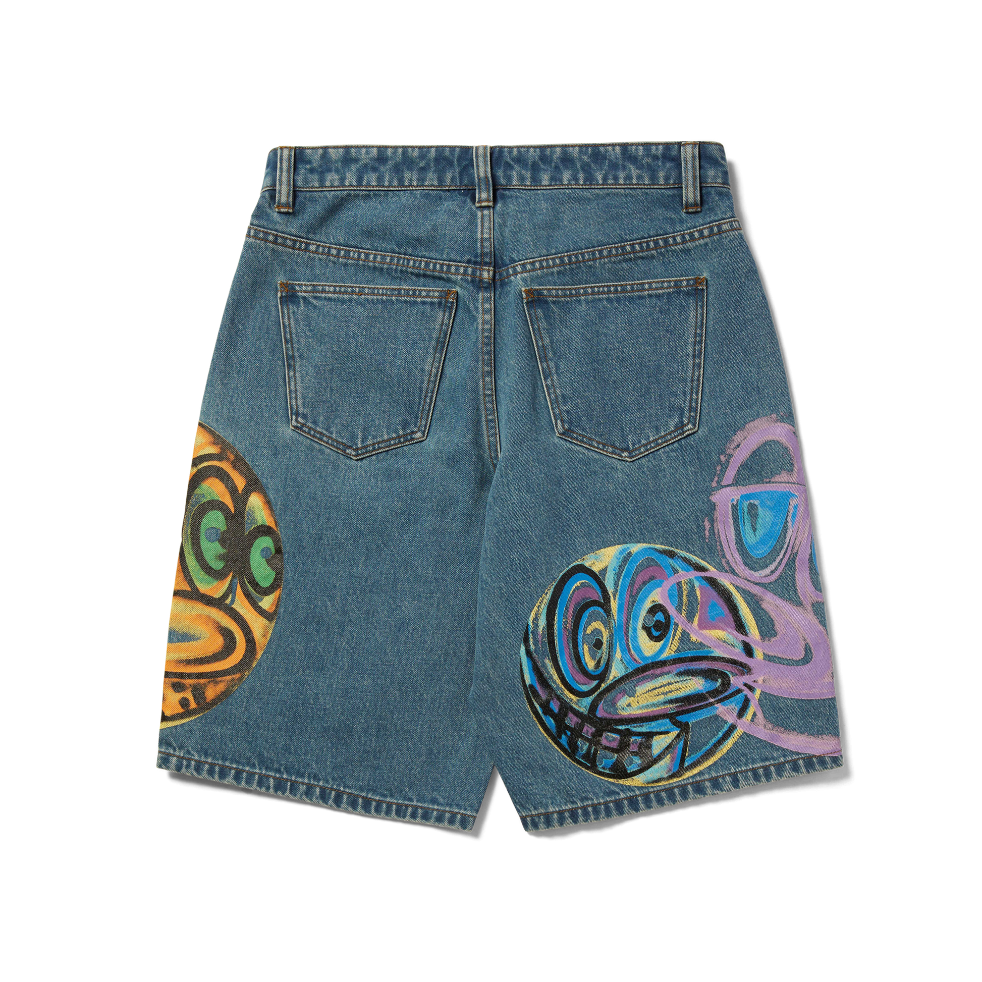 HUF Kenny Scharf Spray Guys Denim Short