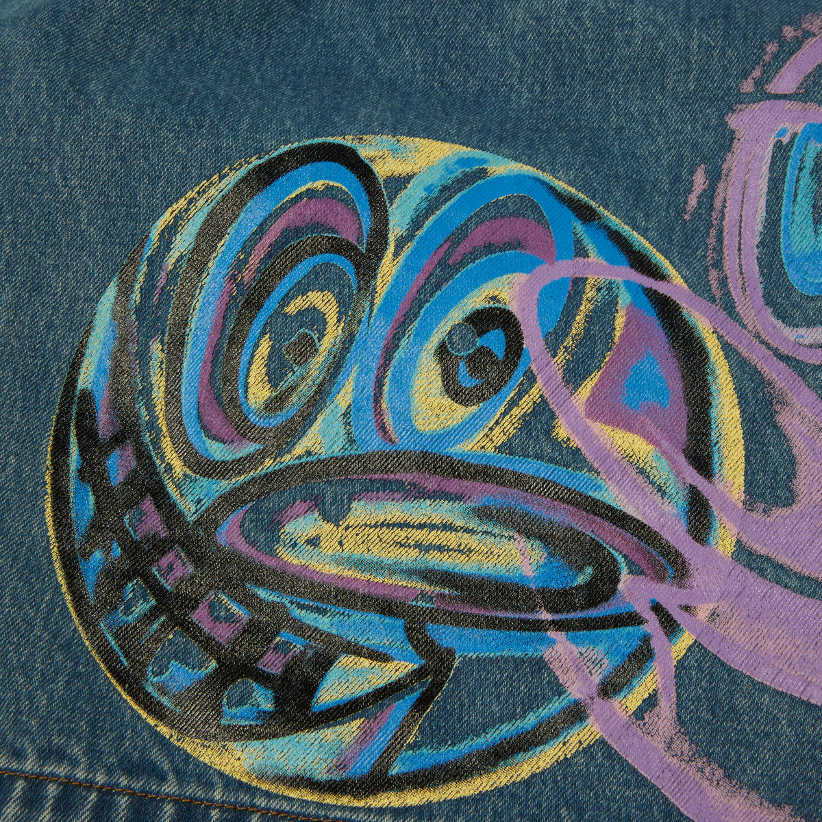 HUF Kenny Scharf Spray Guys Denim Short