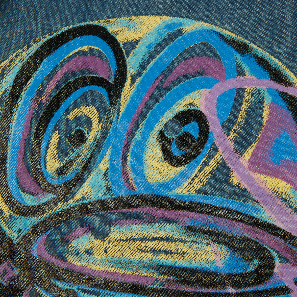HUF Kenny Scharf Spray Guys Denim Short