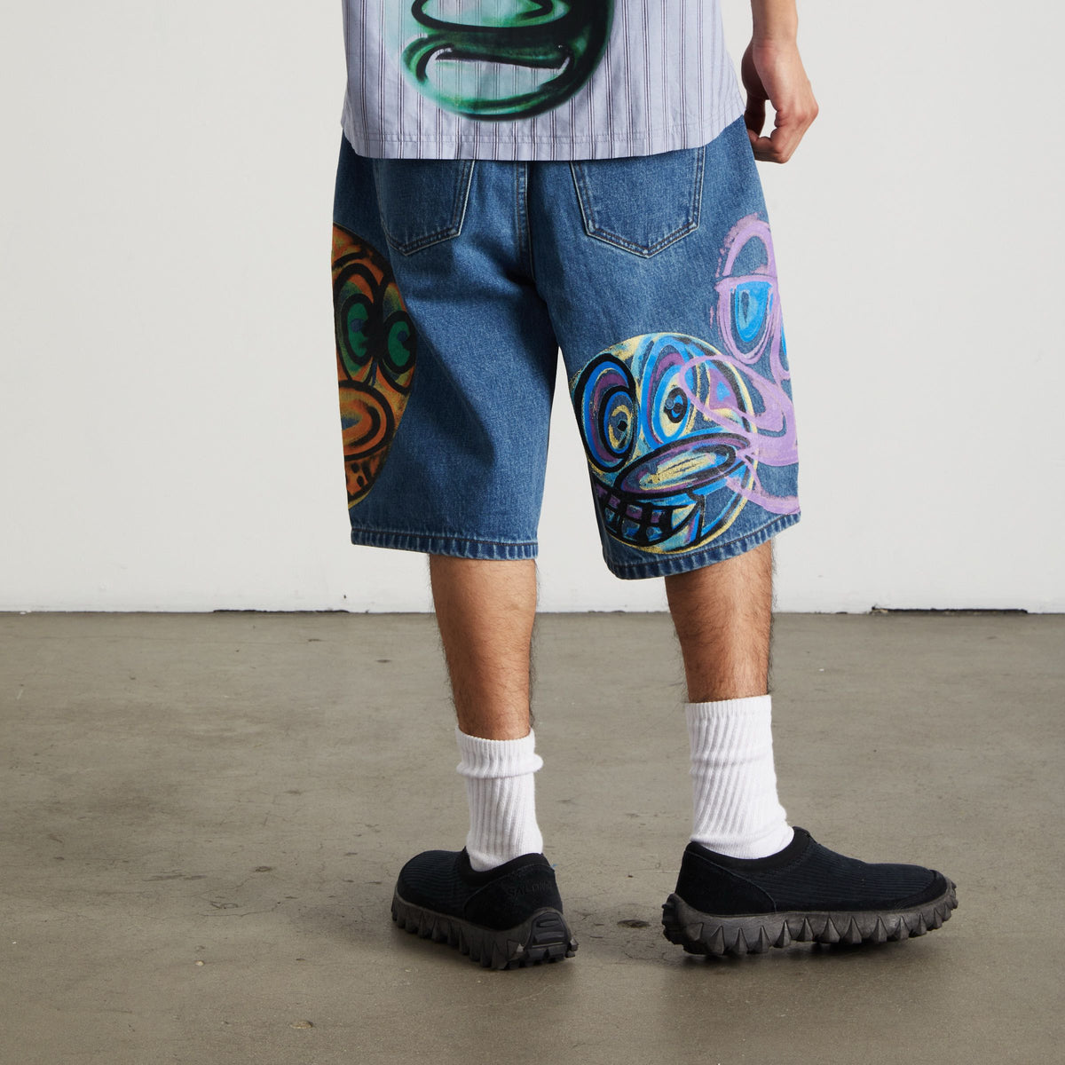 HUF Kenny Scharf Spray Guys Denim Short