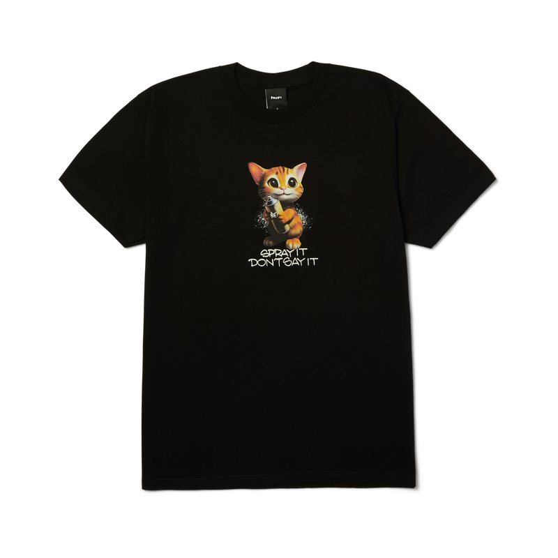 Huf Spray It T-Shirt Black