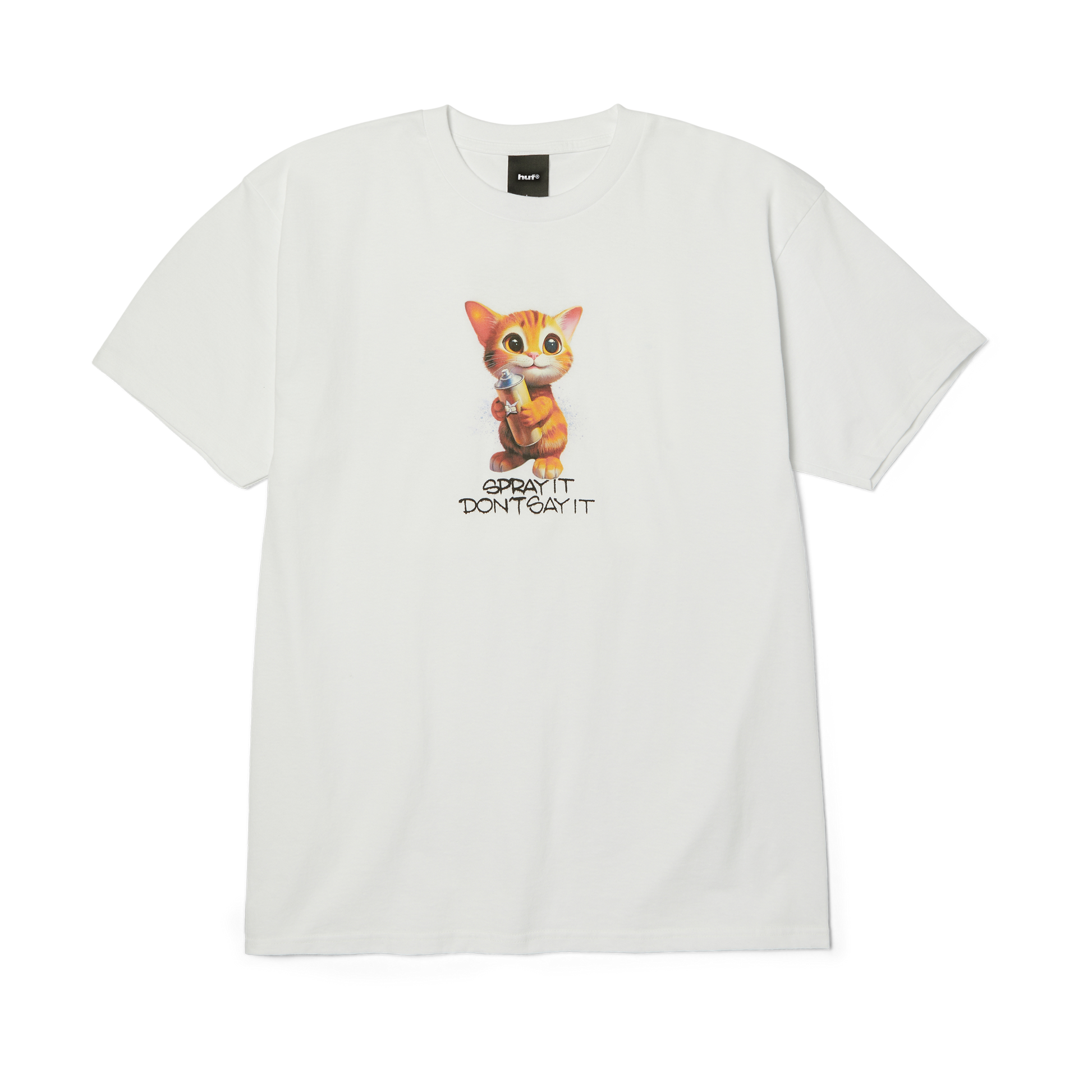Huf Spray It T-Shirt White