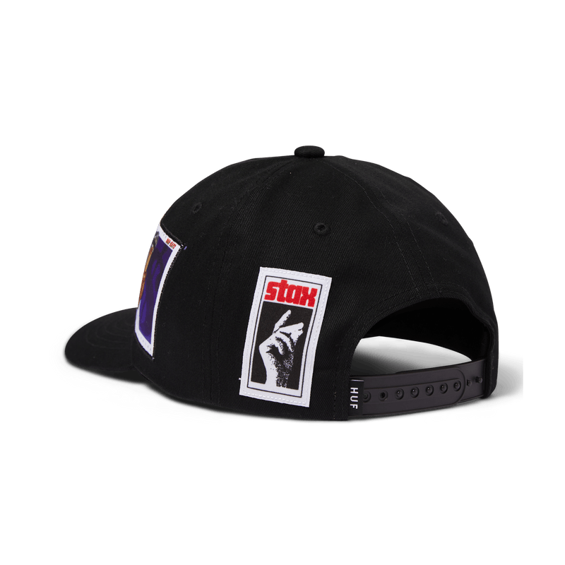 Huf Stax Patches Snapback Black