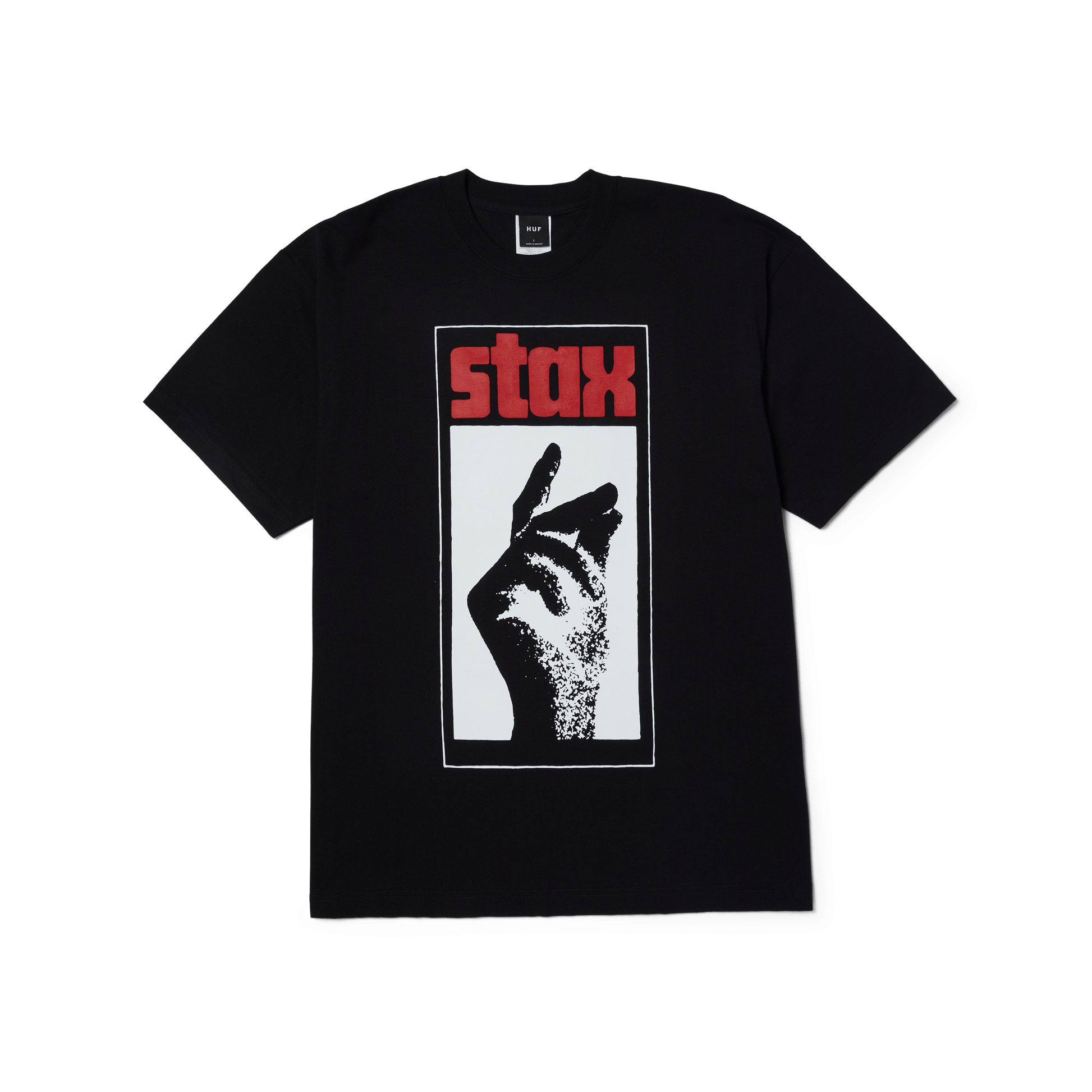 Huf Stax Snap T-Shirt Black