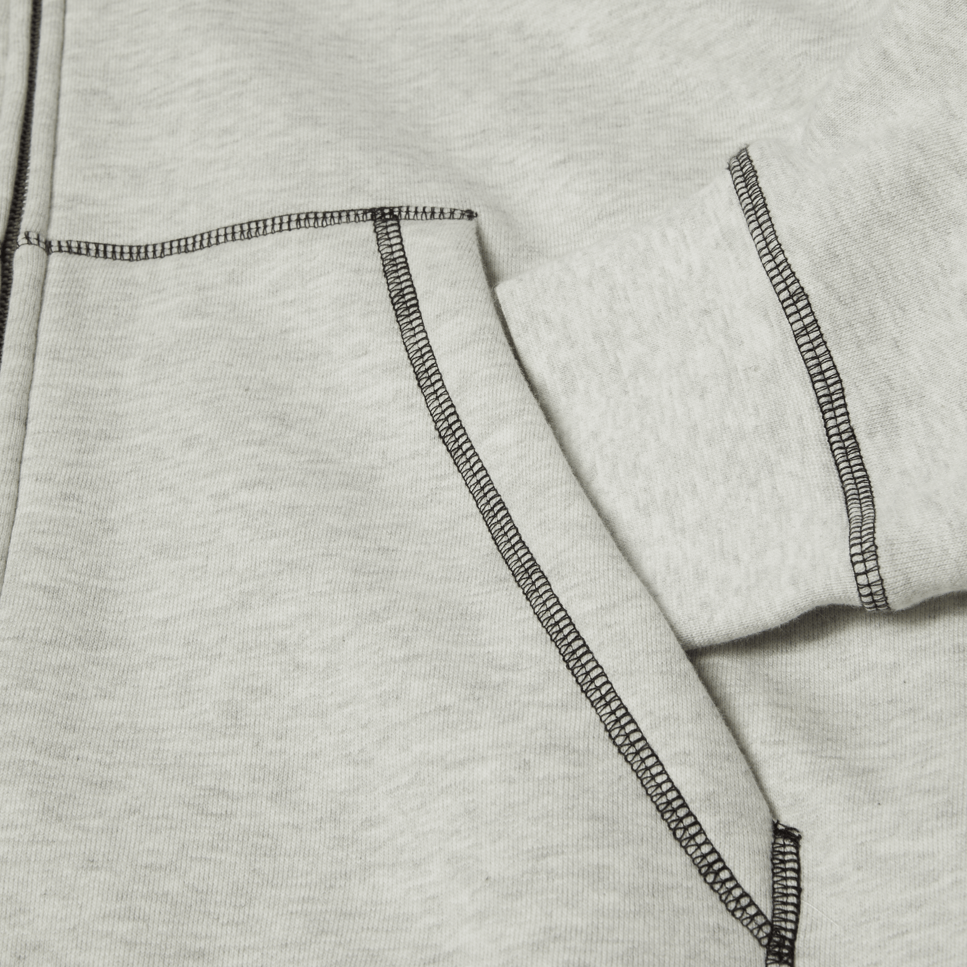 HUF Stretch Full-Zip Hoodie Ash