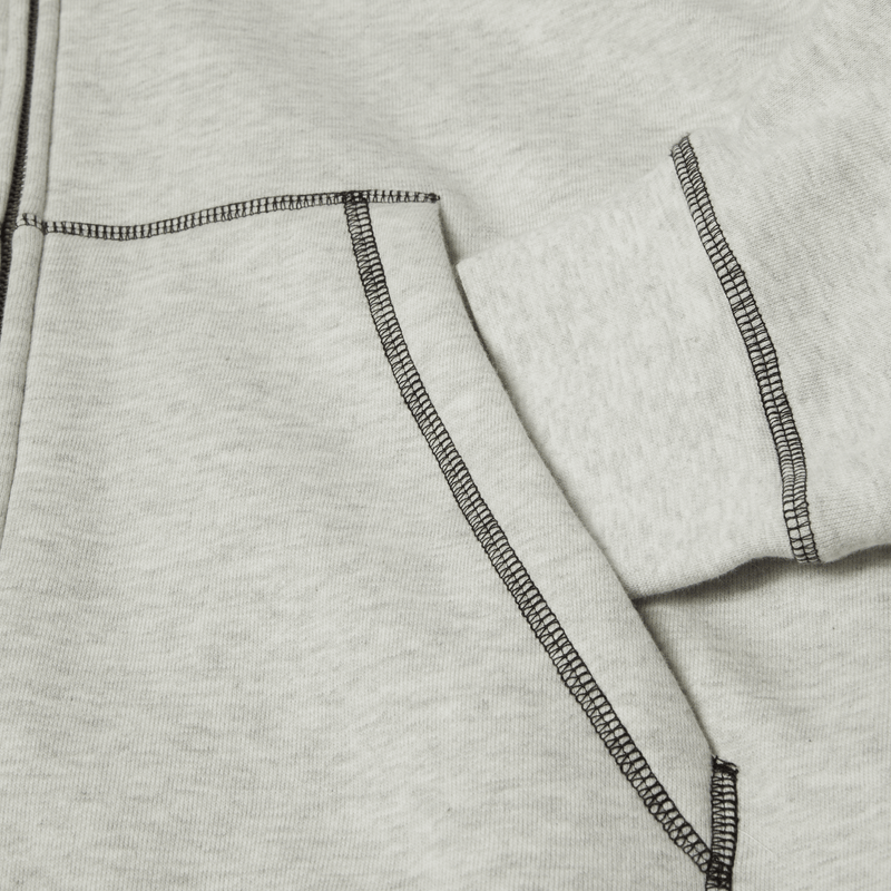 HUF Stretch Full-Zip Hoodie Ash