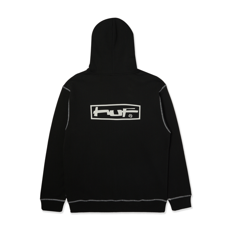 HUF Stretch Full-Zip Hoodie Black