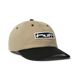 HUF Stretch Logo 6-Panel Curved Visor Hat Clay