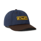 HUF Stretch Logo 6-Panel Curved Visor Hat Navy
