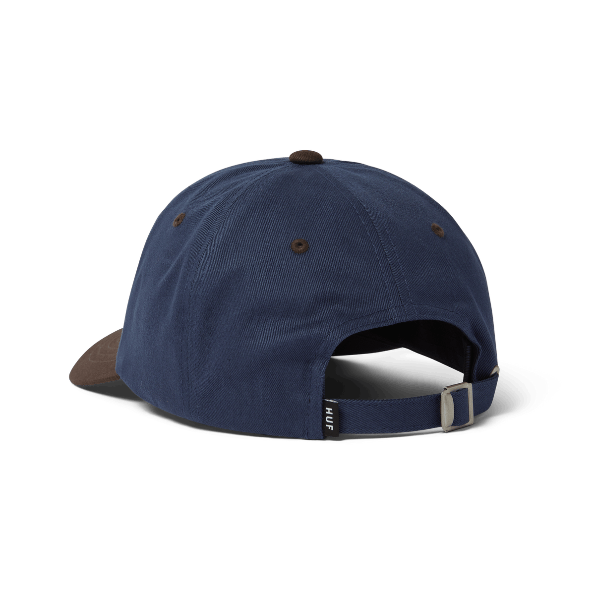 HUF Stretch Logo 6-Panel Curved Visor Hat