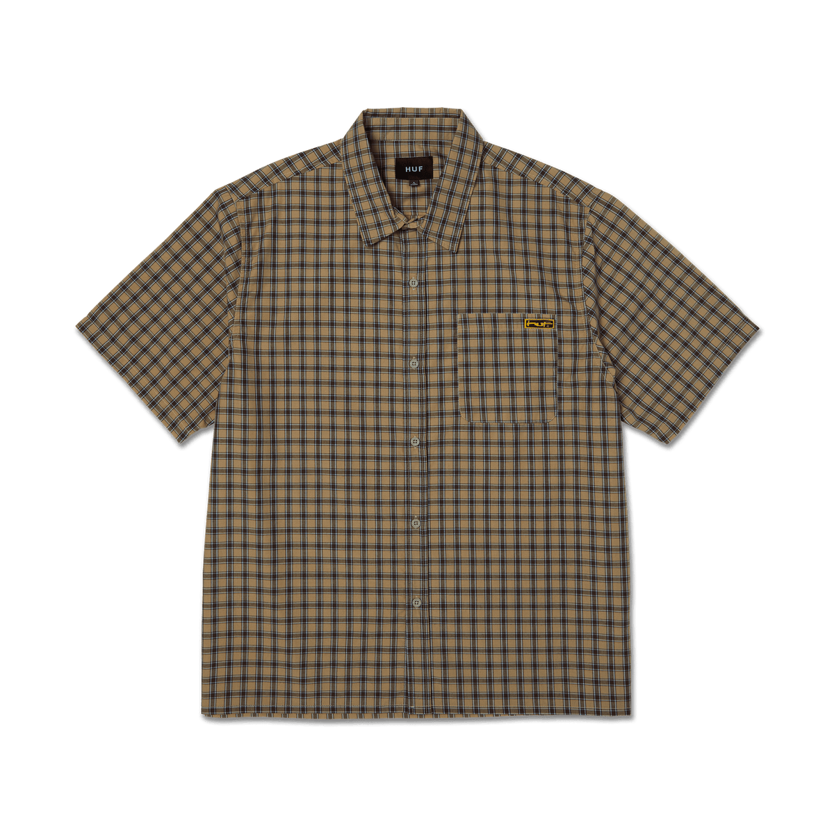 HUF Stretch Micro Plaid Shirt