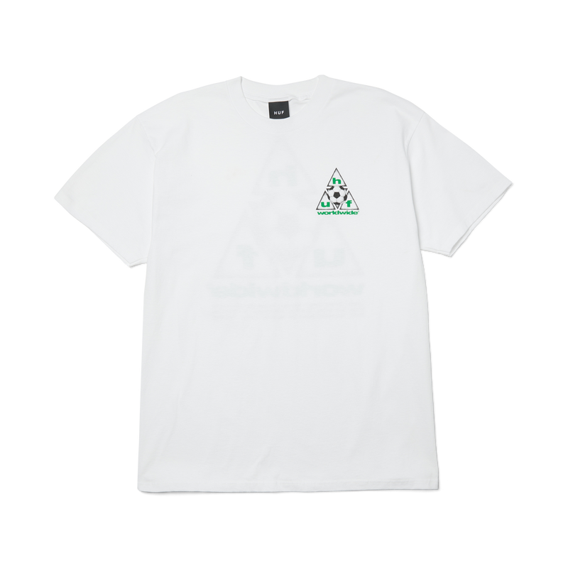 Huf Striker Triple Triangle T-Shirt White