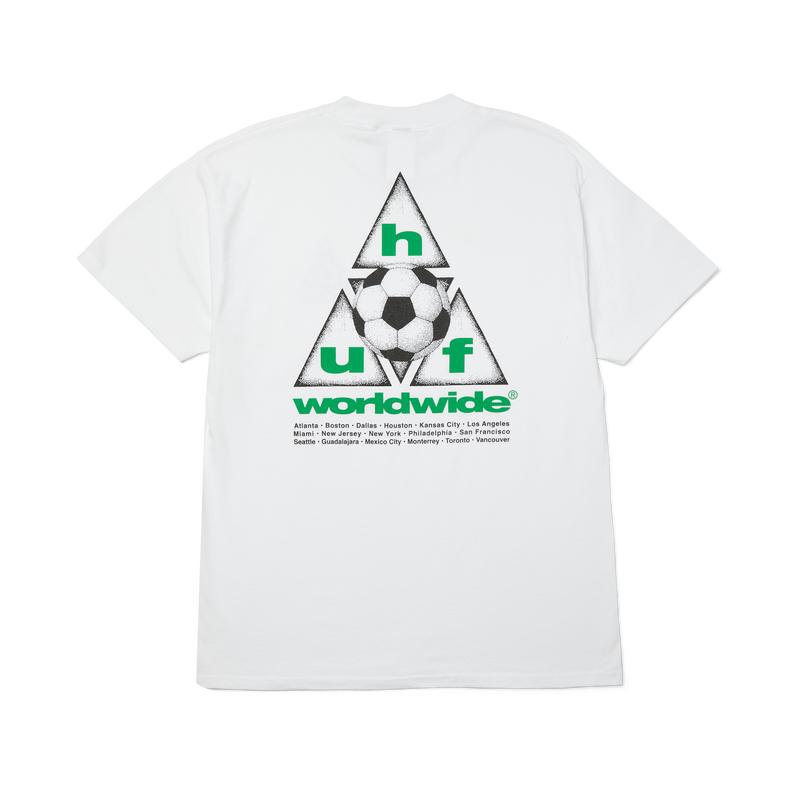 Huf Striker Triple Triangle T-Shirt White