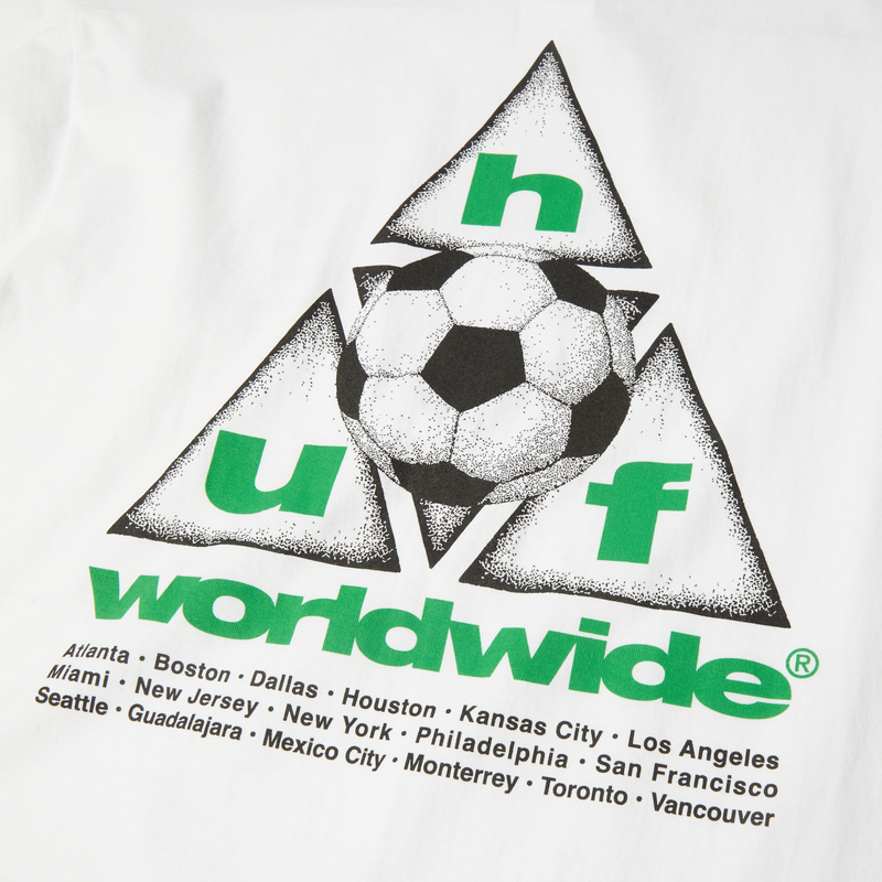 Huf Striker Triple Triangle T-Shirt White