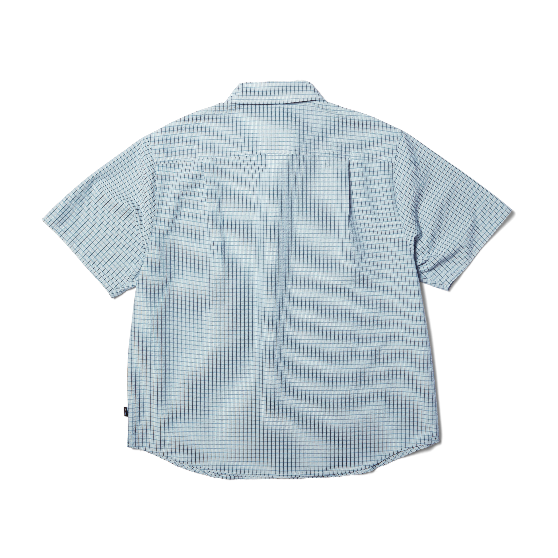 Huf Stuck On You Plaid Shirt Ice Blue