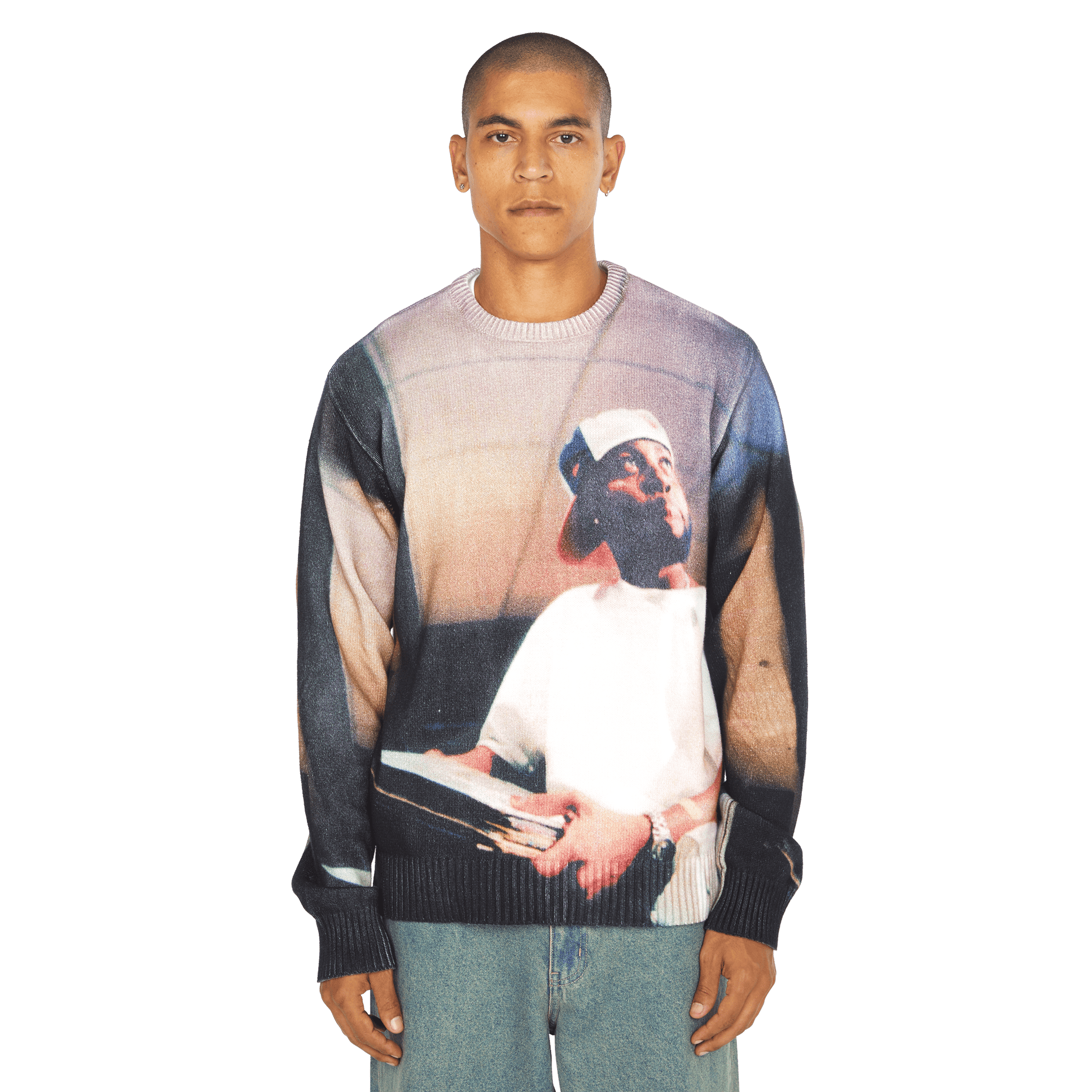 Huf x J Dilla Studio Sweater Multi