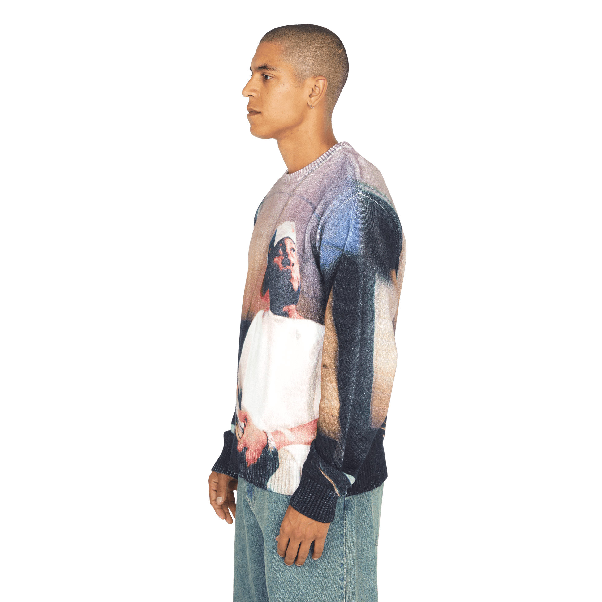 Huf x J Dilla Studio Sweater Multi