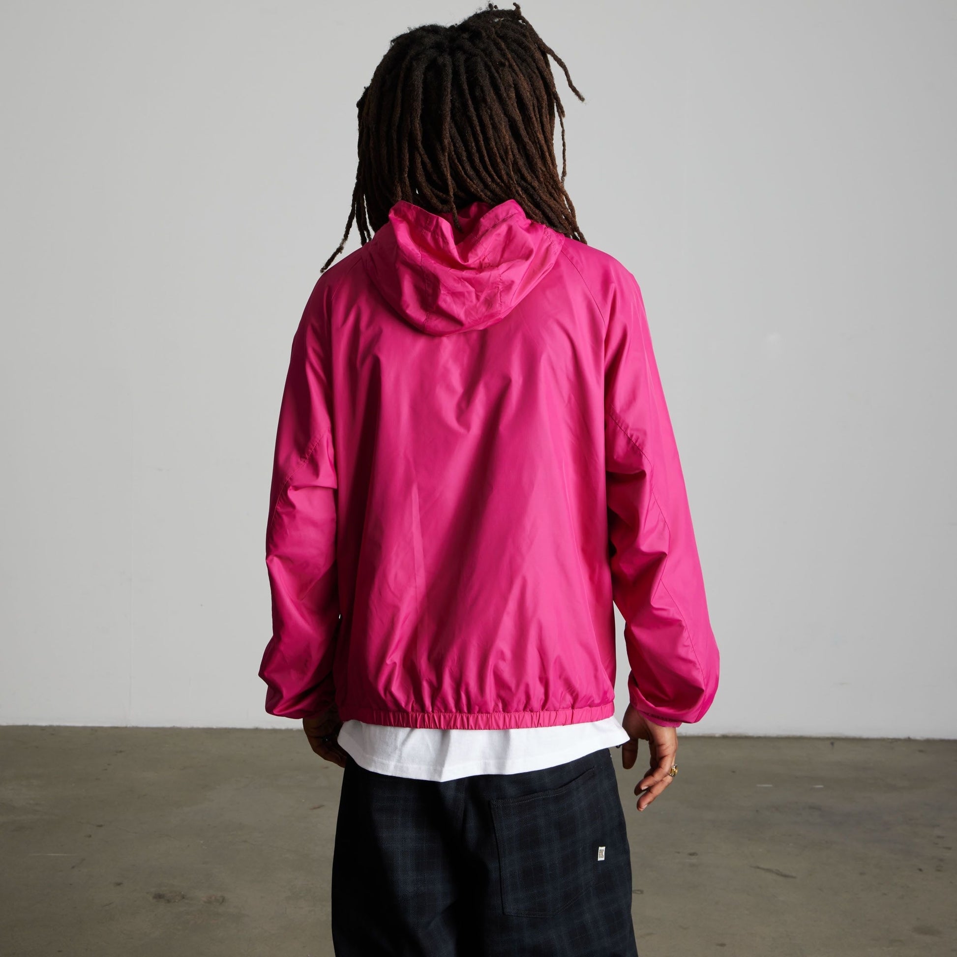 Huf T1 Kcuf Shell Jacket Magenta