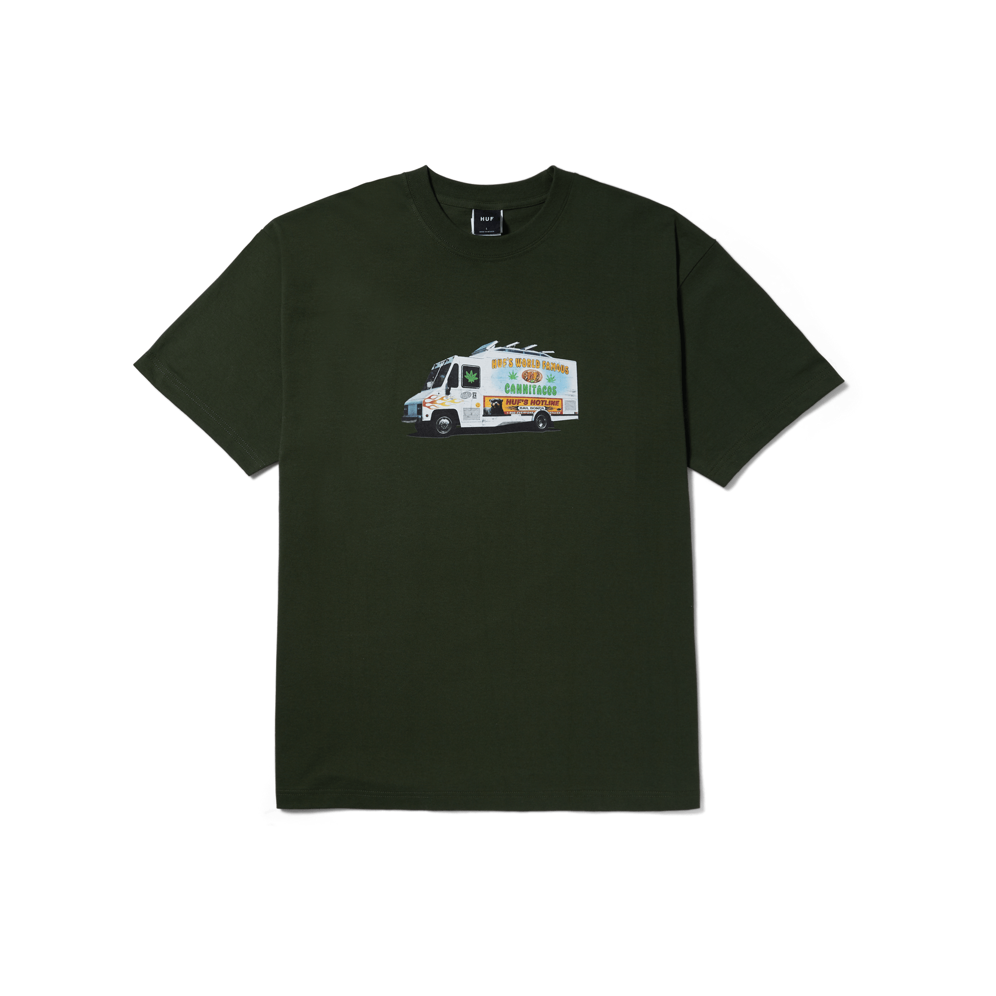 Huf Taco Truck T-Shirt Hunter Green