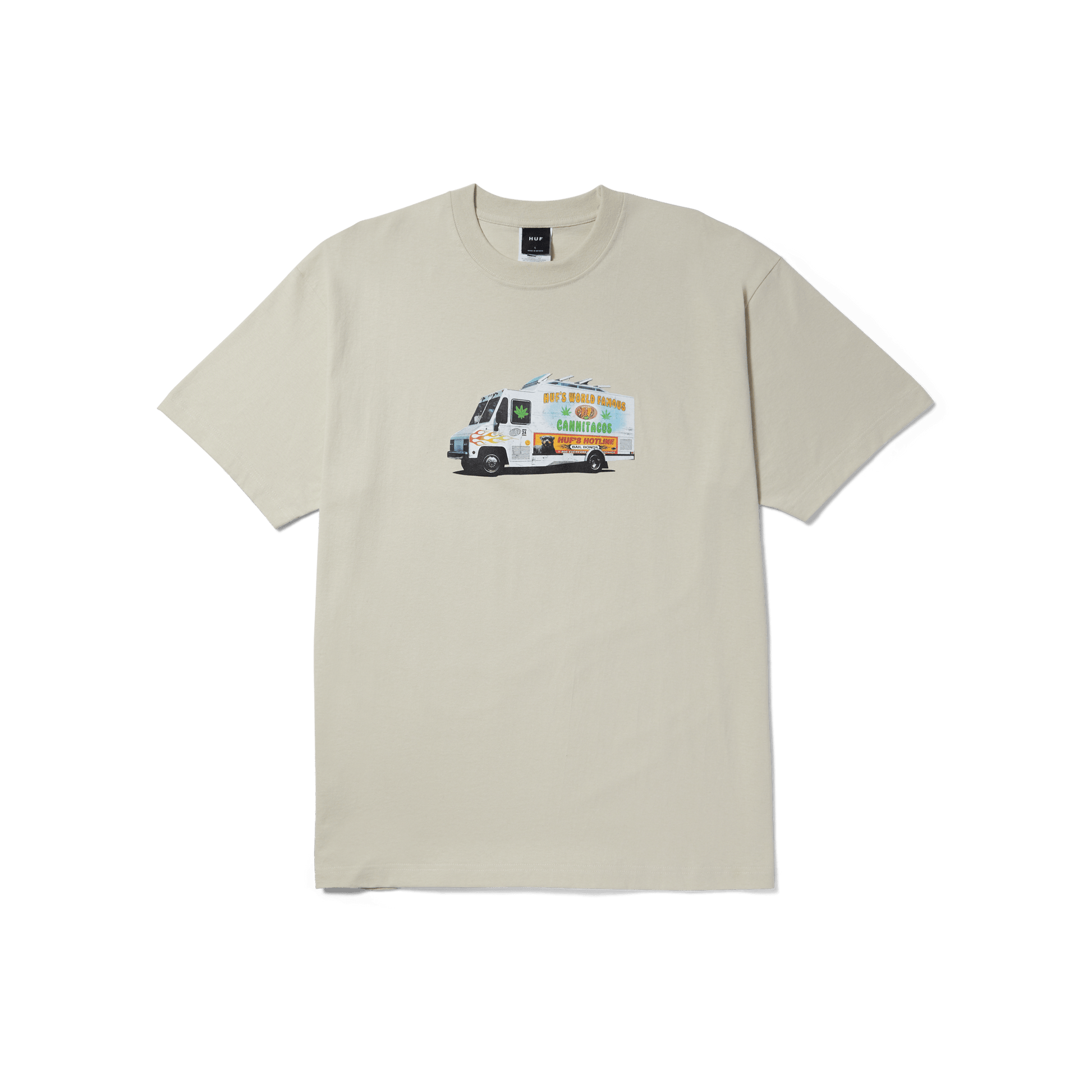Huf Taco Truck T-Shirt Stone