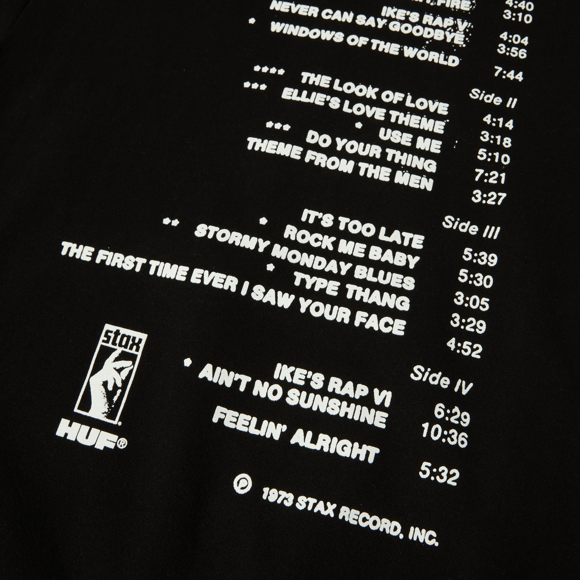 HUF Tahoe Heavyweight Pullover Hoodie Black