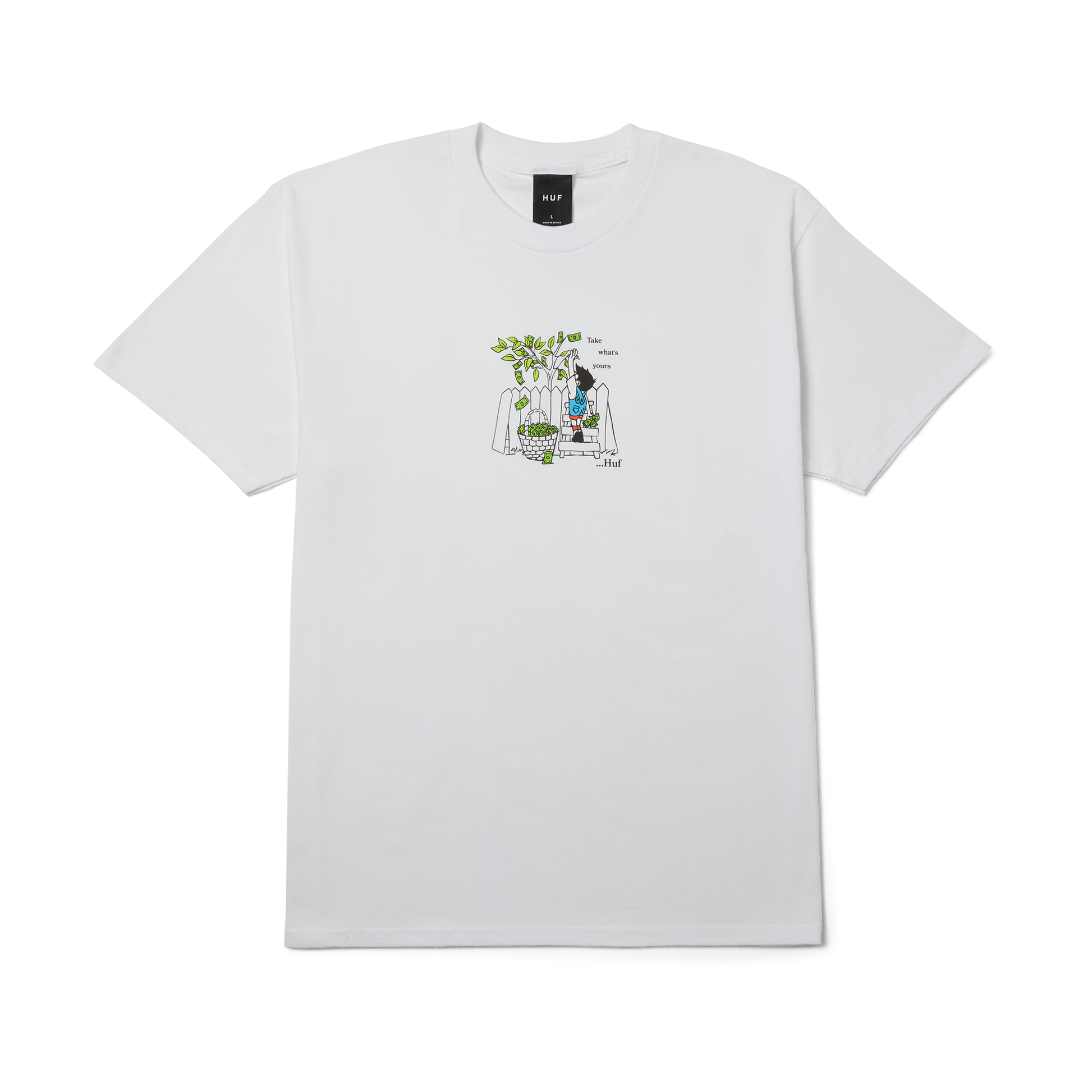 Huf Take Yours T-Shirt White