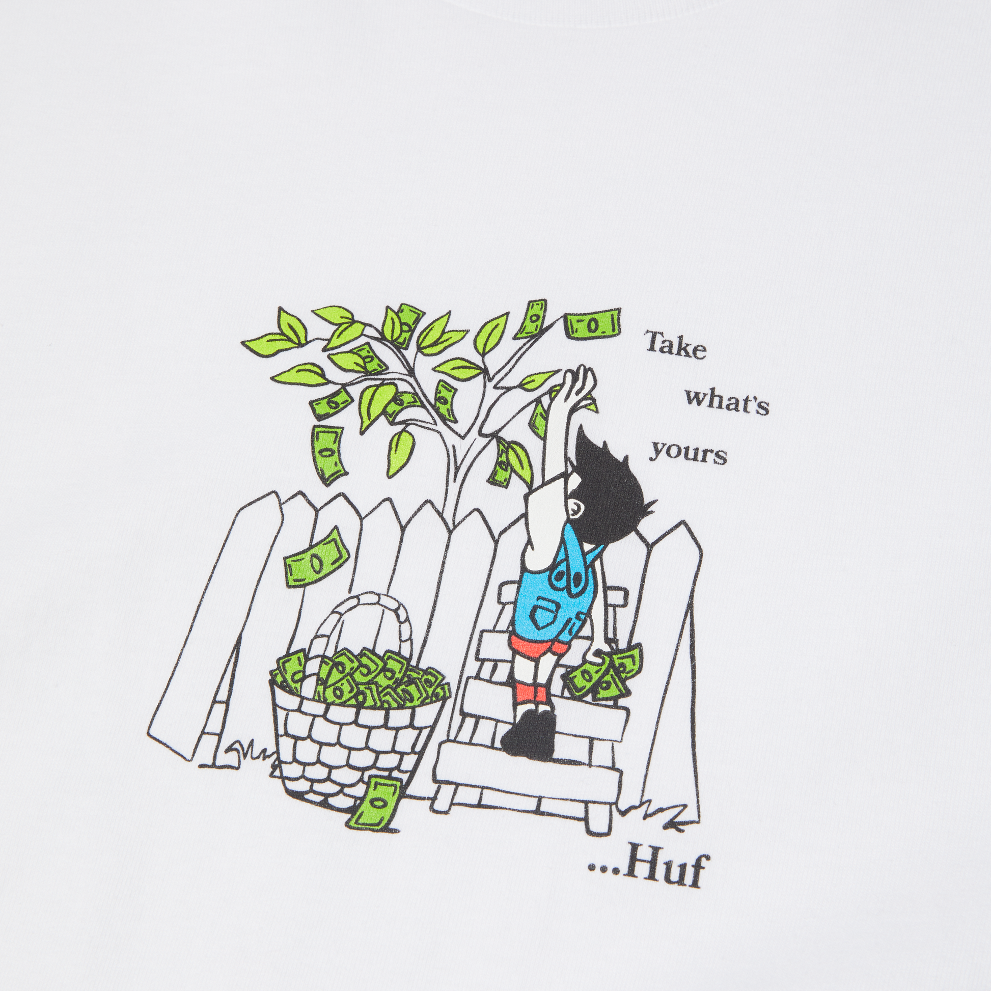 Huf Take Yours T-Shirt White