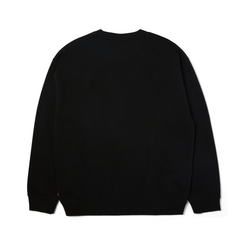 HUF Taking The Leap Crewneck Sweatshirt Black