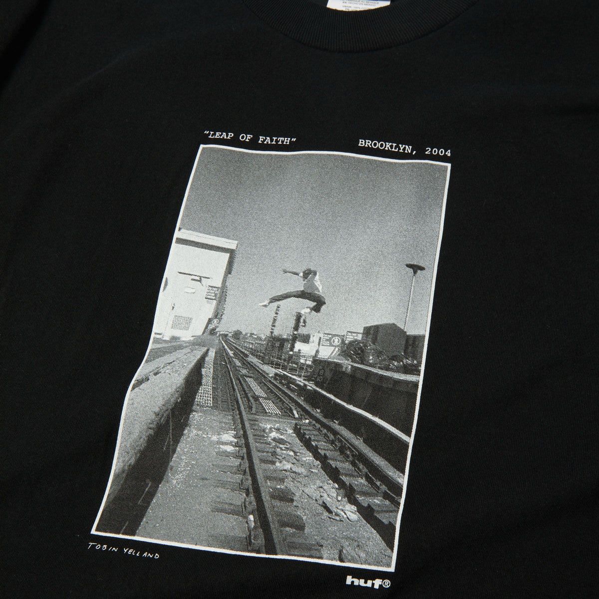 HUF Taking The Leap T-Shirt Black