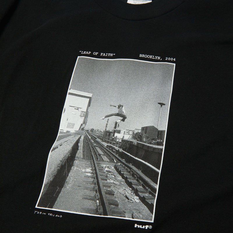 HUF Taking The Leap T-Shirt Black