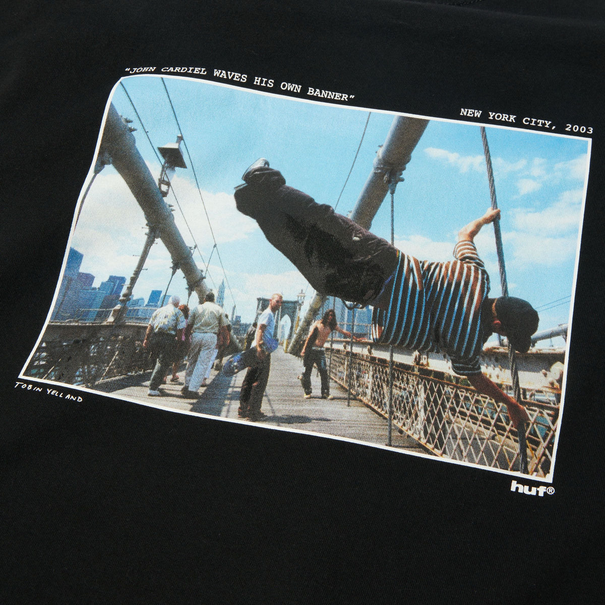 HUF Taking The Leap T-Shirt Black