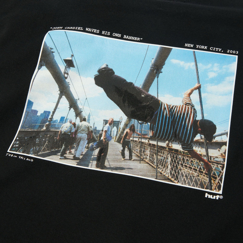 HUF Taking The Leap T-Shirt Black
