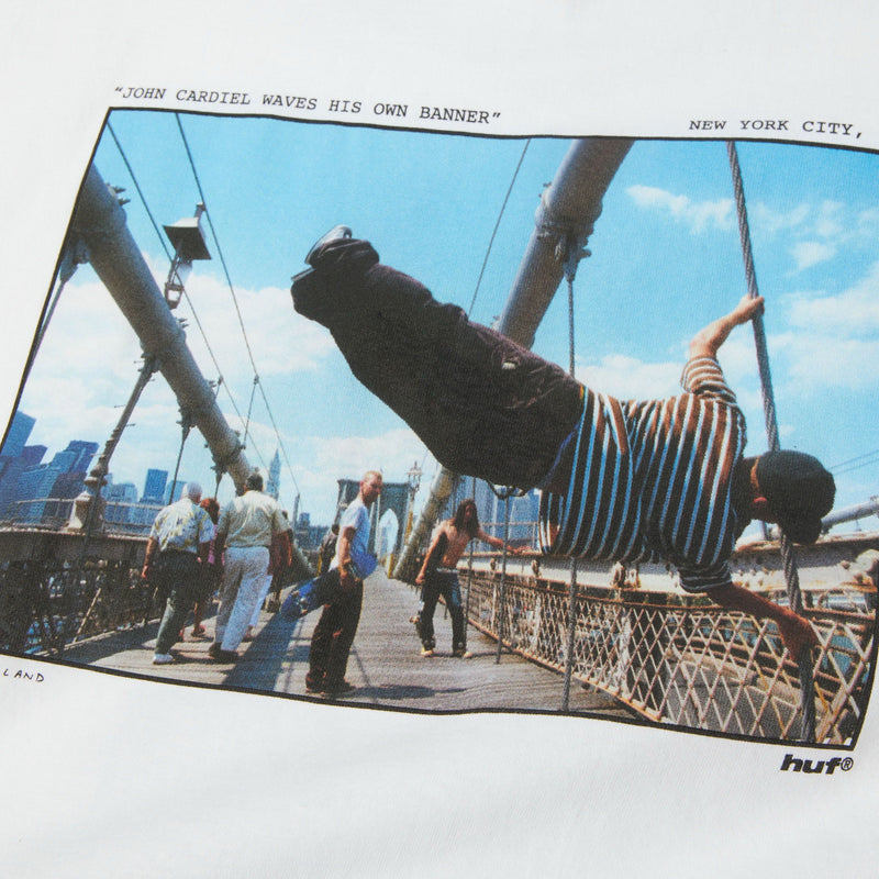 HUF Taking The Leap T-Shirt White