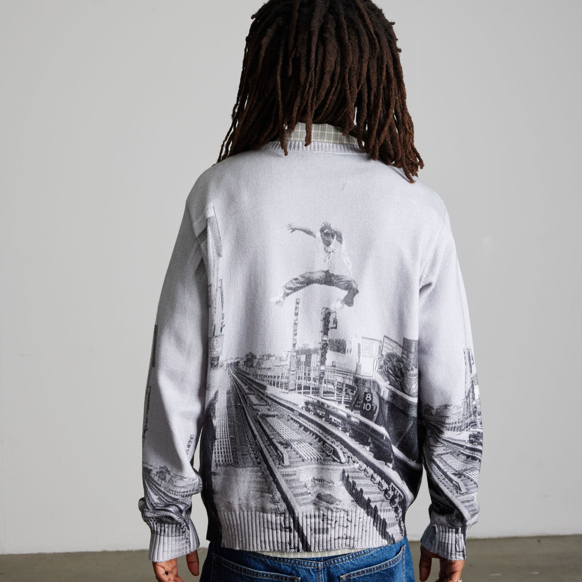 HUF Taking The Leap Crewneck Sweater Multi