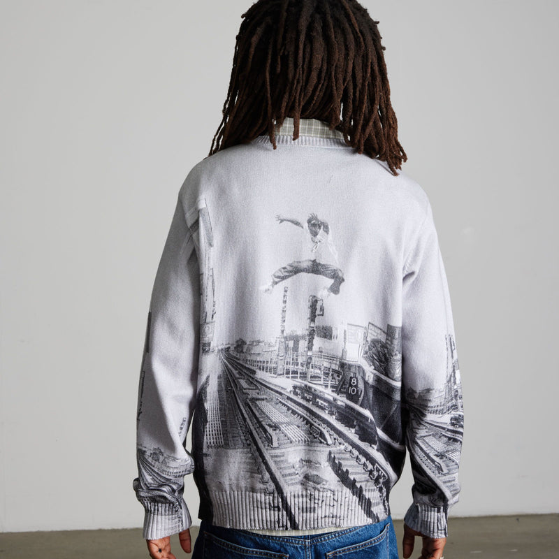 HUF Taking The Leap Crewneck Sweater Multi