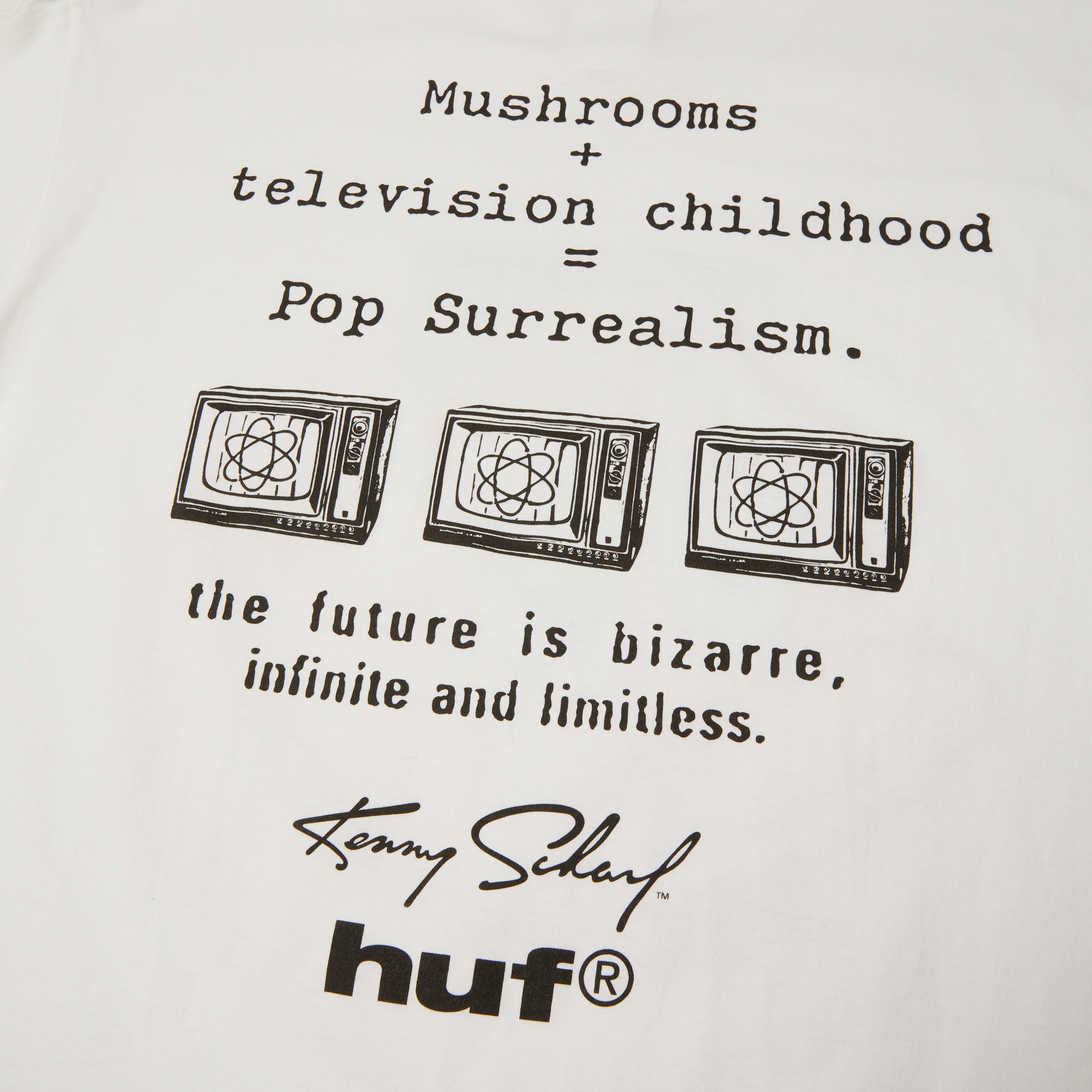 HUF Kenny Scharf Television Childhood T-Shirt