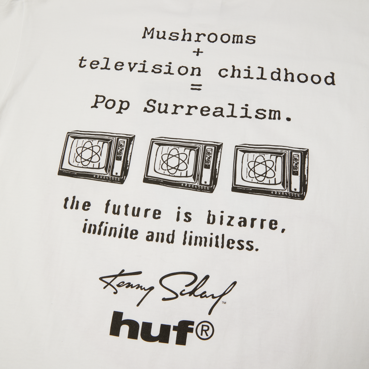 HUF Kenny Scharf Television Childhood T-Shirt